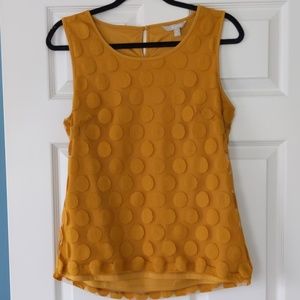 Polka dot yellow tank